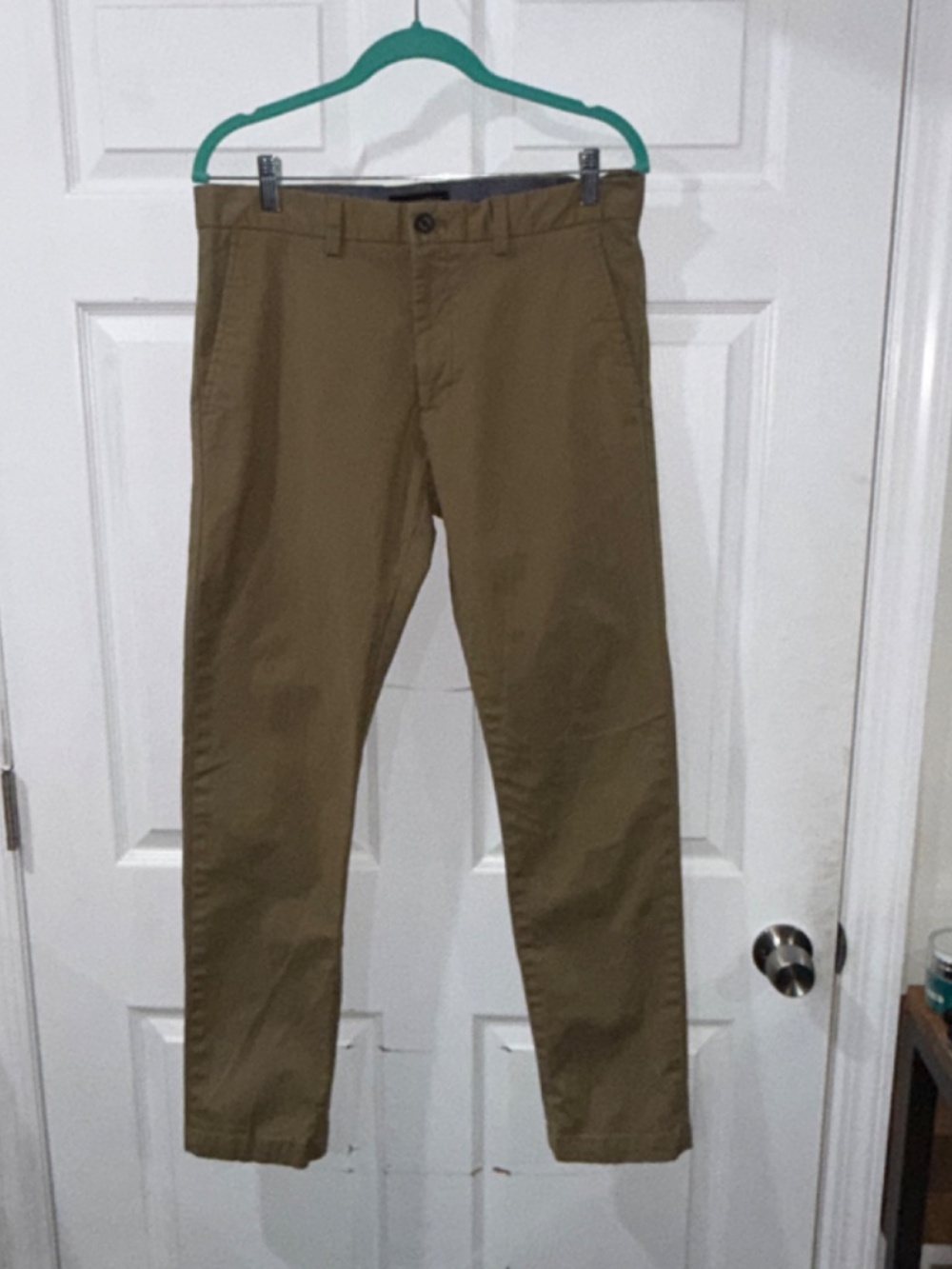 Banana Republic Fulton Skinny Chino - Beige/Tan - Size: 32x32